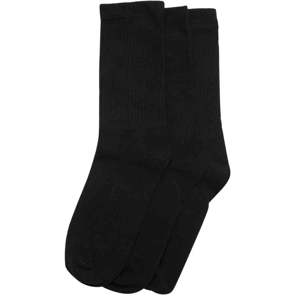 Urban Classics - Daily 3-Pack Chaussettes - Noir/Noir